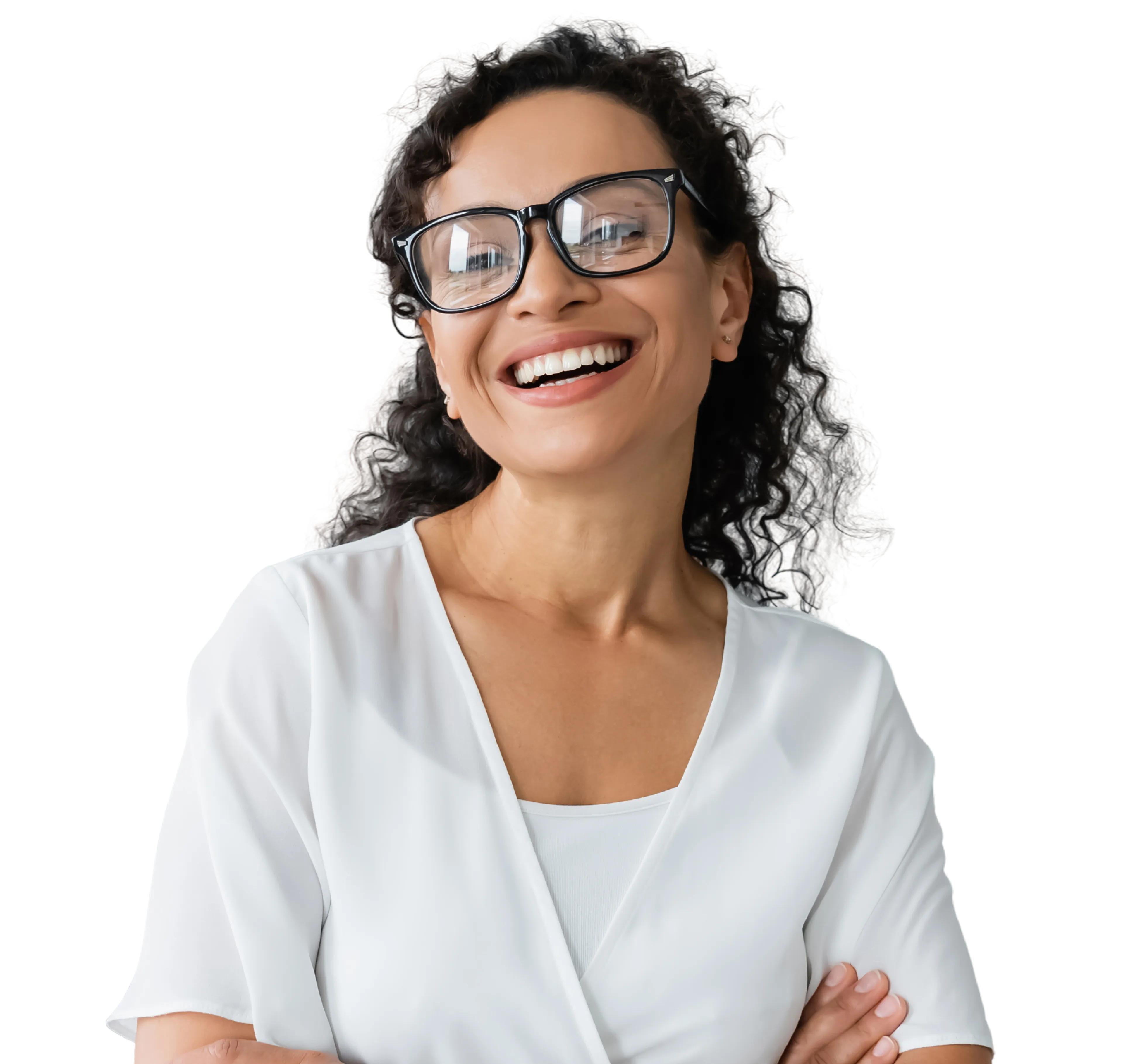 Professora da campanha Professor Inspirador sorrindo